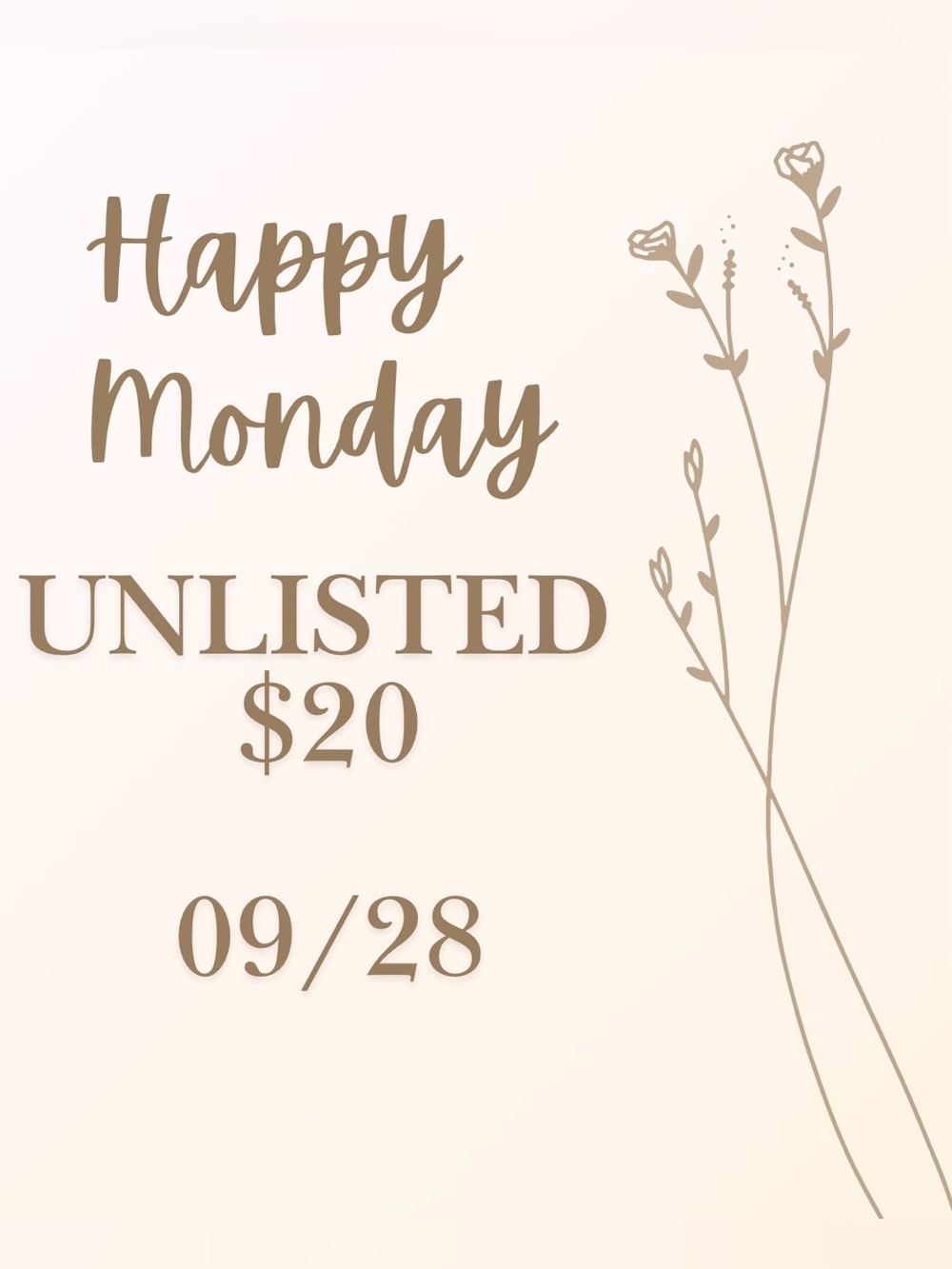 Unlisted $20 Item Liveshow 09/28